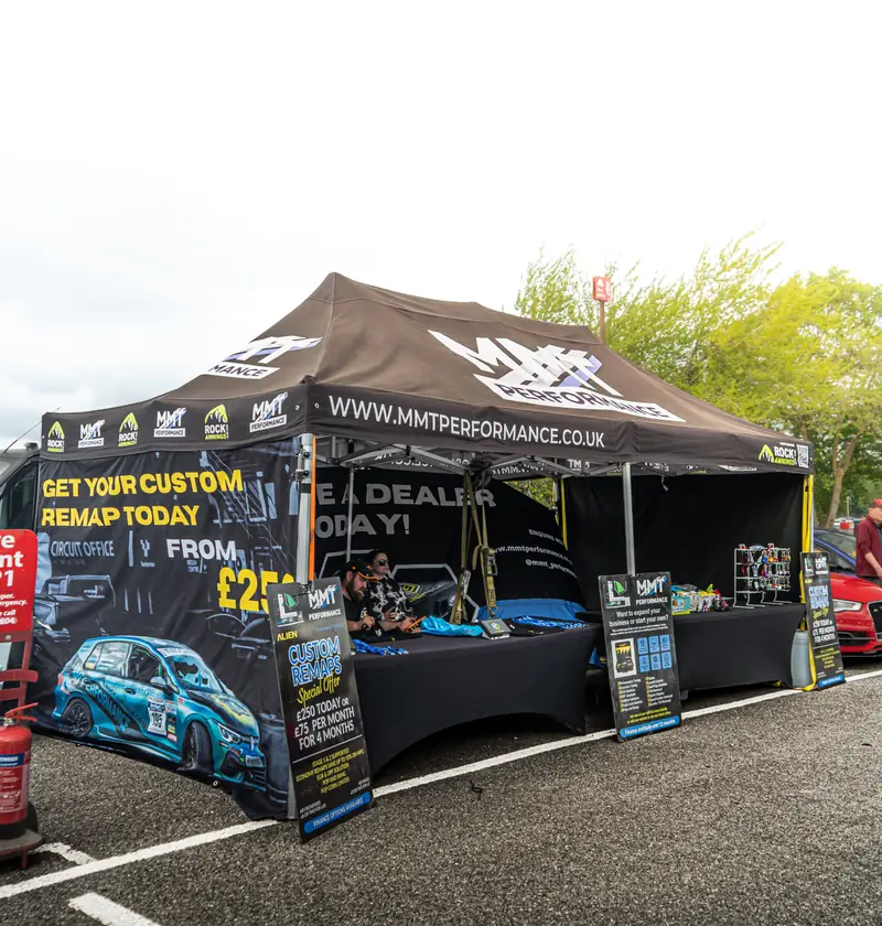 The MMT stand at a show