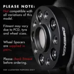 VW to Porsche – 25mm Wheel Spacer PCD Adapters – Pair – 5×112-5×130