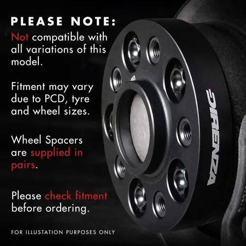 VW to Nissan – 25mm Wheel Spacer PCD Adapters – Pair – 5×112-5×114.3